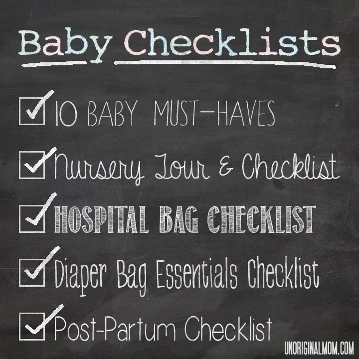 Birth and Postpartum Essentials Bag
