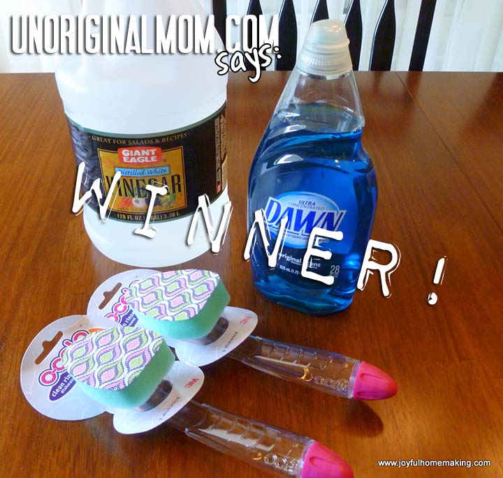 Use A Dish Wand To Clean Your Shower Unoriginal Mom Use A Dish Wand Filled With Dawn Vinegar To Clean Your Shower