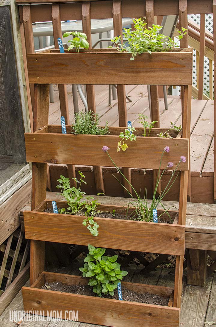 DIY Window Box Herb Garden - unOriginal Mom