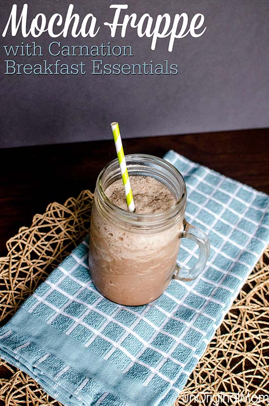 3 Ingredient Mocha Frappe with Carnation Breakfast Essentials - unOriginal  Mom