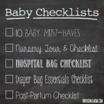 Baby Checklists: a 5-Part Series