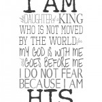 Free Printable:  I Am His