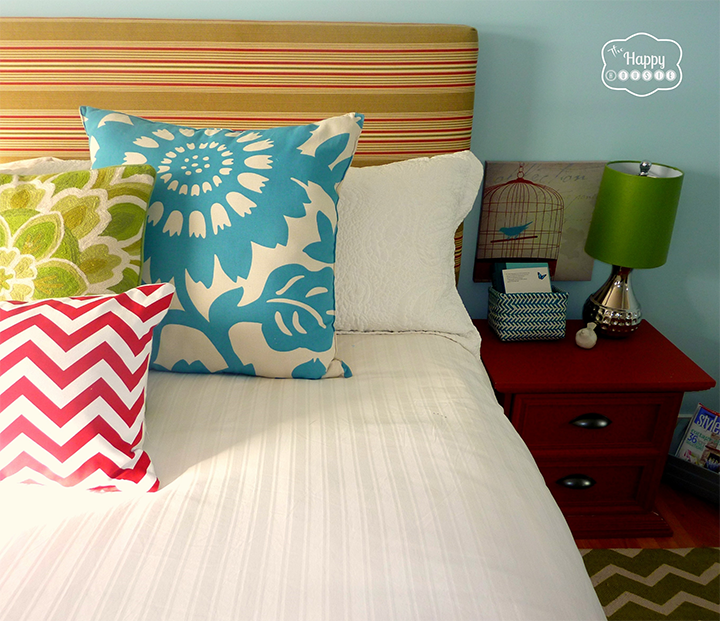 Master Bedroom on a Budget from The Happy Housie