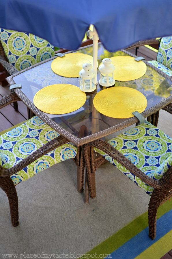 Original Friday Feature: Upholstered Patio Furniture