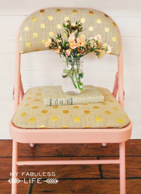 Original Friday Feature - Drab to Fab Folding Chair from Whipperberry