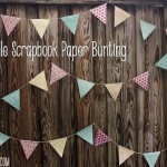 Simple Scrapbook Paper Bunting