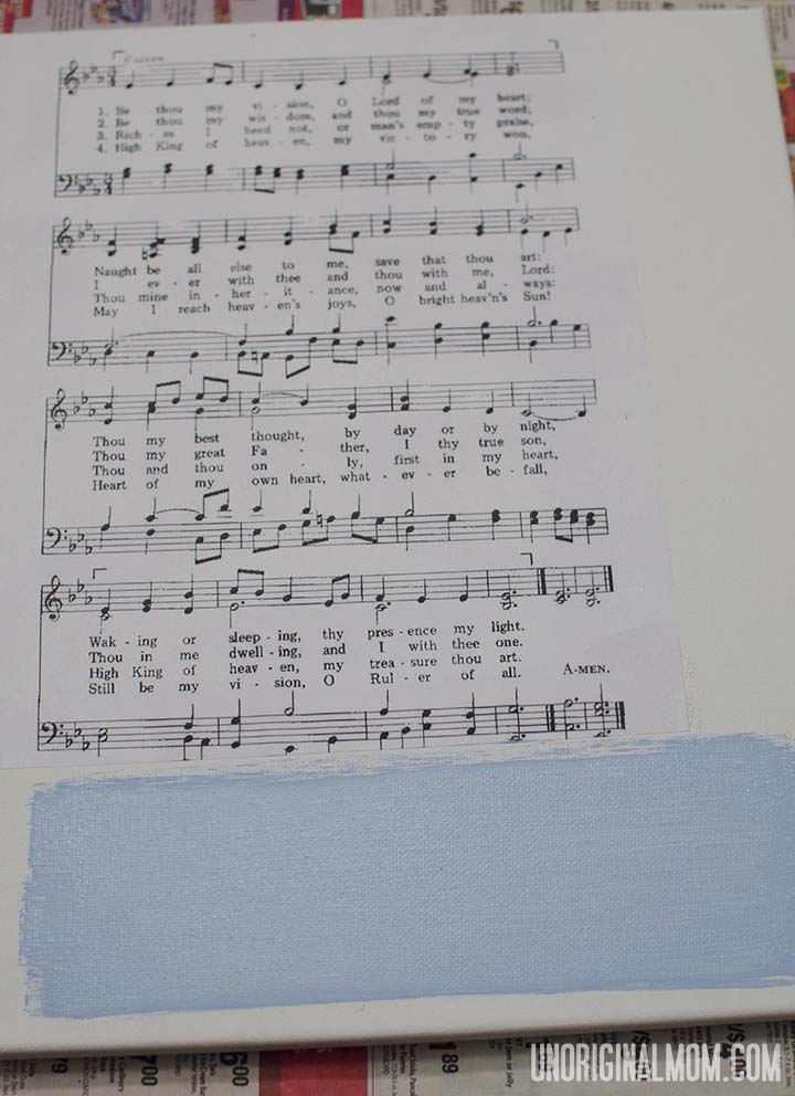 Silhouette Hymn Art - Be Thou My Vision  |  unOriginalMom.com