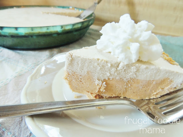 Original Friday Feature:  Frozen Pumpkin Latte Pie from Frugal Foodie Mama