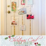 DIY Hanging Christmas Card Holder