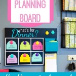 “What’s For Dinner?” Menu Planning Board – with FREE Cut File!