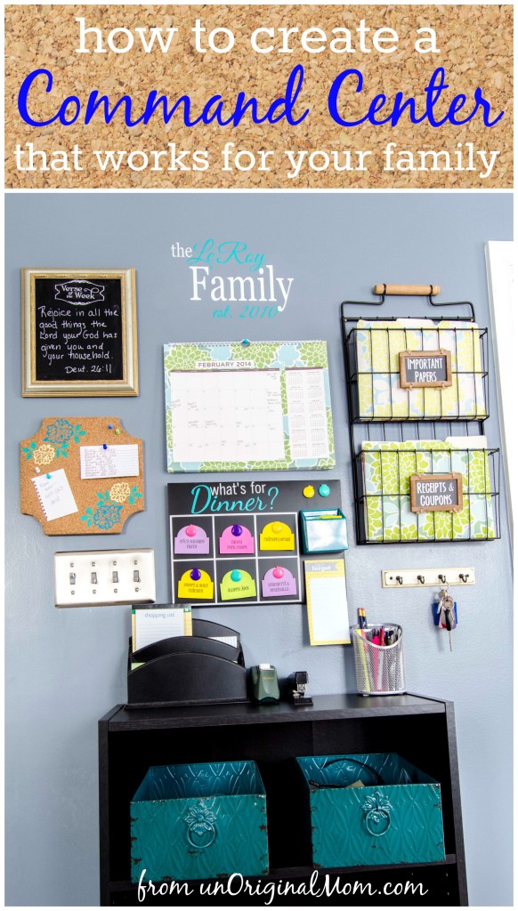 Step by step guide to create a command center that works for your family.