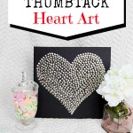 Thumbtack Heart Art