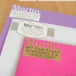 DIY Return Address Labels