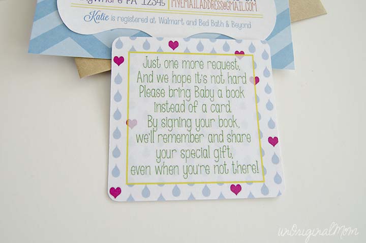 Print and cut baby shower invitations with your Silhouette - even when you don't have a printer!