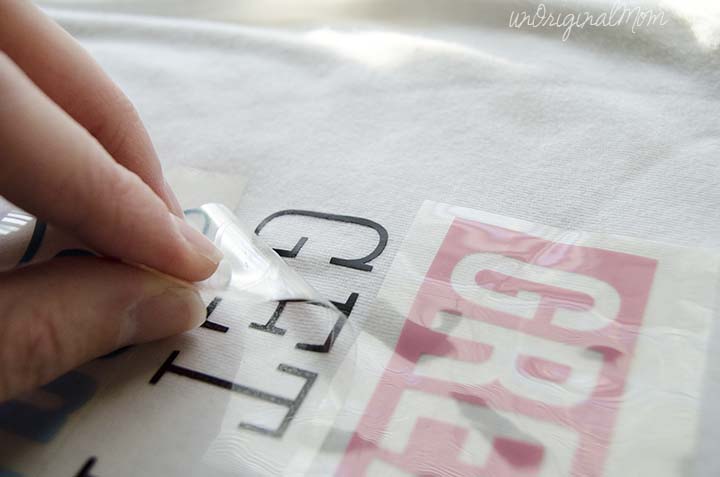 Great Moms get promoted to Grandmas - great gift idea for Mother's Day! Free cut file and heat transfer vinyl tutorial!