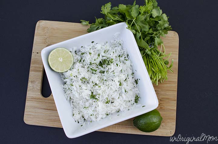 Use Success Rice Basmati Boil-in-a-Bag rice to make super quick and easy Cilantro Lime Rice! #SuccessRice