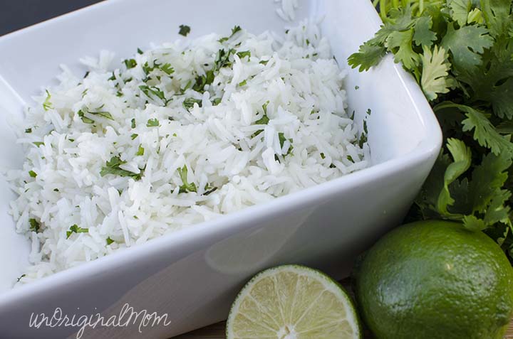 Use Success Rice Basmati Boil-in-a-Bag rice to make super quick and easy Cilantro Lime Rice! #SuccessRice