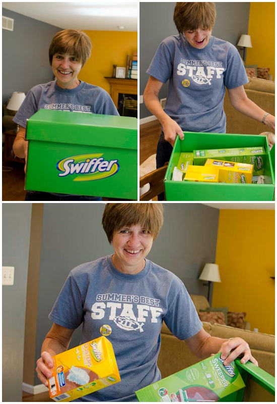 The #SwifferEffect - how easy daily cleaning can change not only your house, but your whole attitude! #BigGreenBox