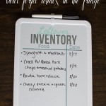 Leftover Inventory White Board