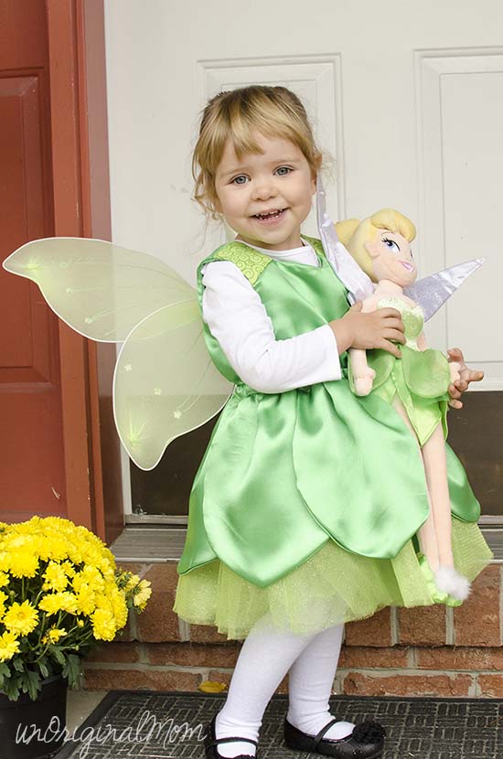 DIY Toddler Tinkerbell Costume by Unoriginal Mom