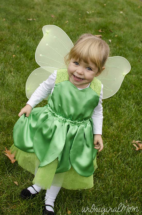 DIY Toddler Tinkerbell Costume