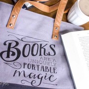 Book Lover’s Canvas Tote Bag Gift