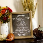 “Grateful Praise” Thanksgiving Chalkboard Printable