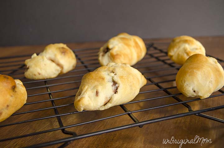 Peanut Butter Apple S'more Crescents using Reese's Peanut Butter Spread - perfect for an anytime snack!