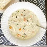 Easy Chicken and Wild Rice Soup