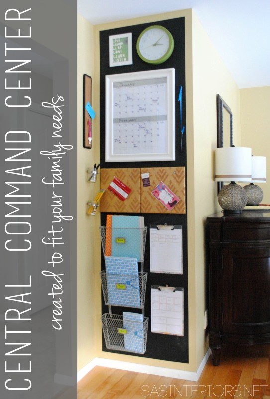 A great list of 20 different organized "command centers" - amazing inspiration to actually create one myself!