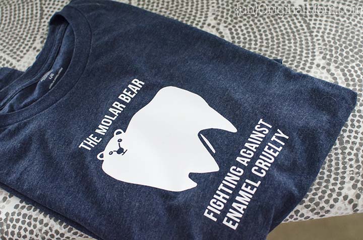Hilarious, "punny" shirt for a dentist or dental hygienist - the molar bear! 