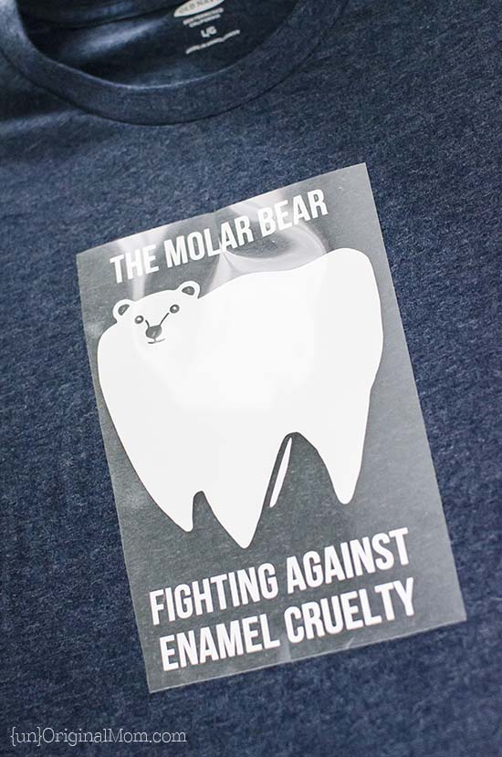 Hilarious, "punny" shirt for a dentist or dental hygienist - the molar bear! 