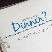 Free Printable Flexible Meal Planning Guide