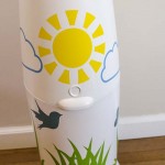 Diaper Genie Makeover with Vinyl