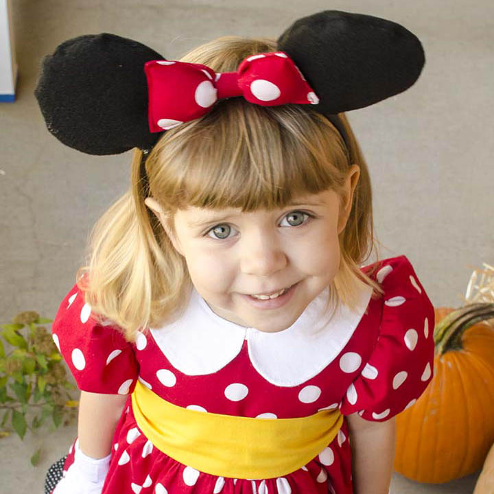 Minnie Mouse Inspired Costume, Minnie Mouse Dress for Toddler, Minnie Mouse  Baby Outfit. 