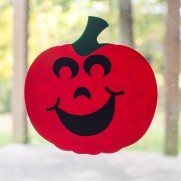 Window Cling Jack O’Lanterns with your Silhouette