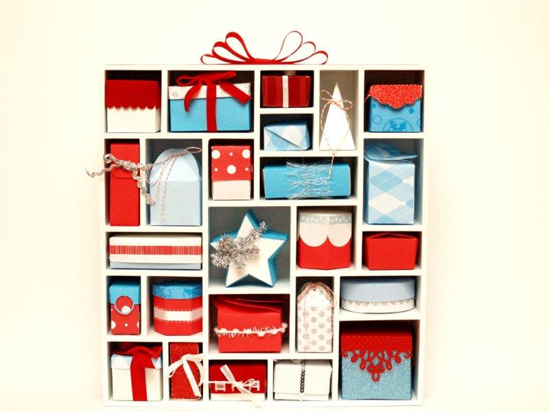 Silhouette Shadow Box advent calendars