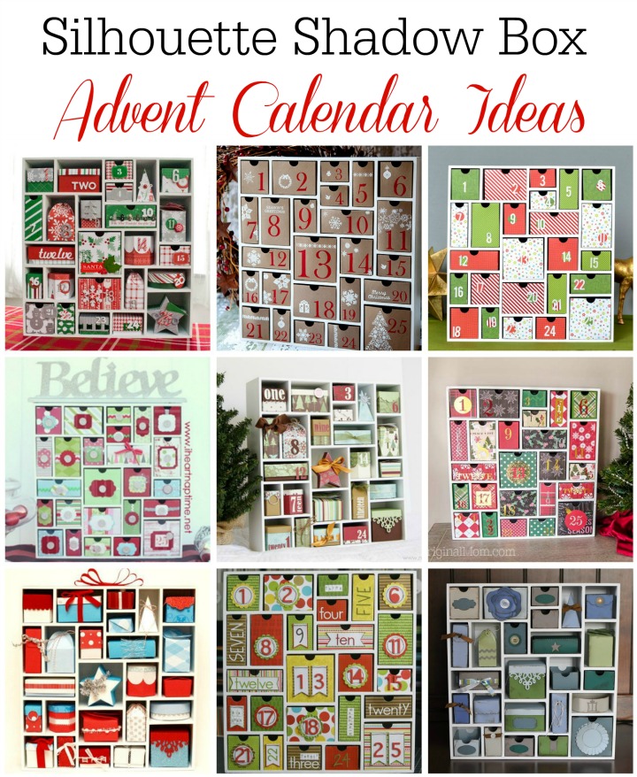 Ideas for how to use the Silhouette Shadow Box Advent Calendar