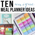 10 Unique Meal Planner Ideas