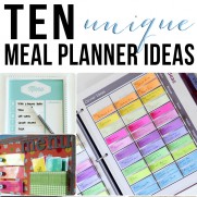 10 Unique Meal Planner Ideas