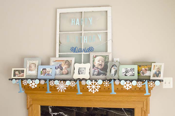 Winter ONEderland first birthday party - what a cute idea for a winter birthday!
