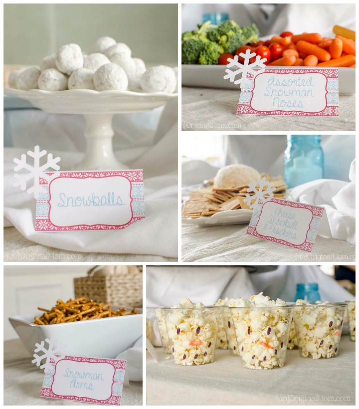 Such fun ideas for food at a winter themed party!