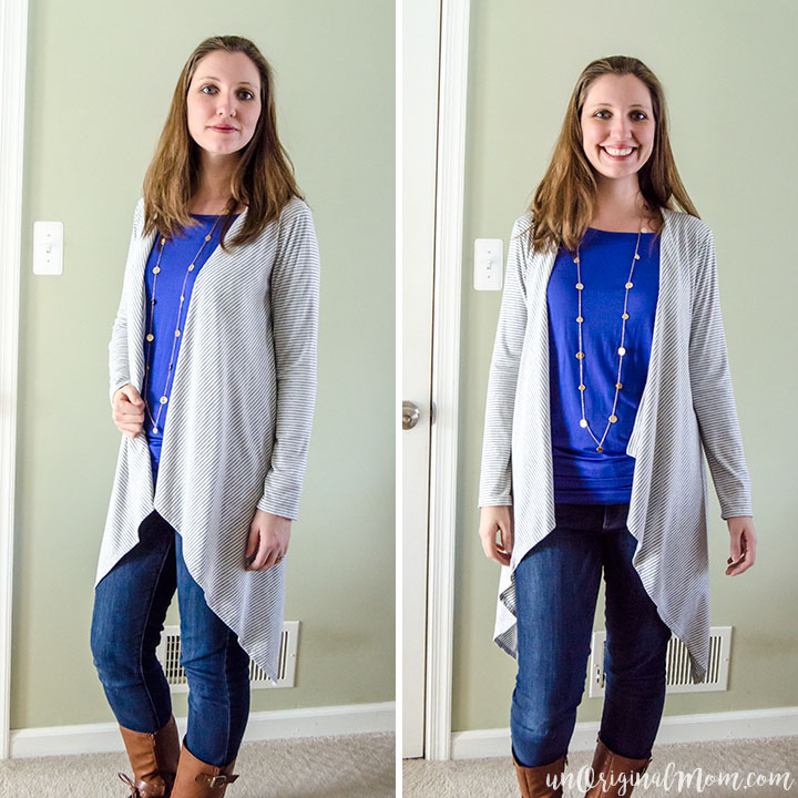  Stitch Fix Review: Ellaine Open Cardigan