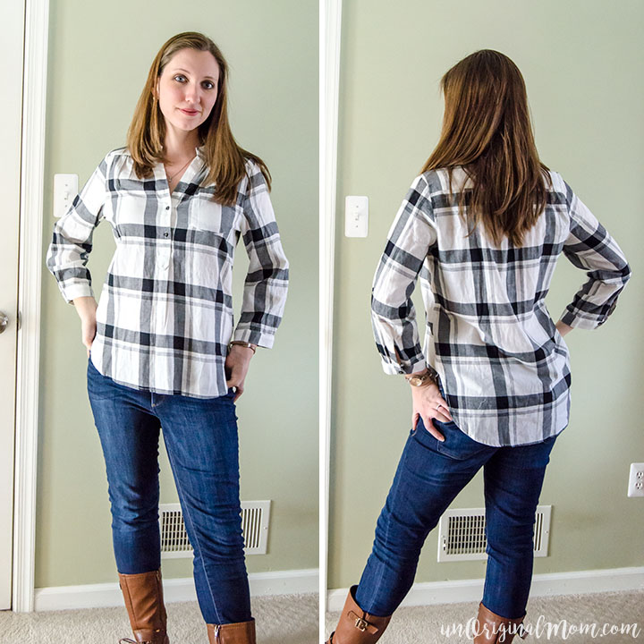 Stitch Fix Review: Torrey Henley Button Top