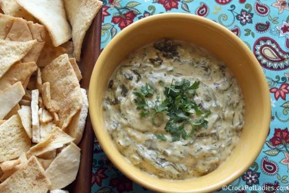 20 Delicious Crock Pot Dip Recipes - perfect for easy game day appetizers and entertaining!