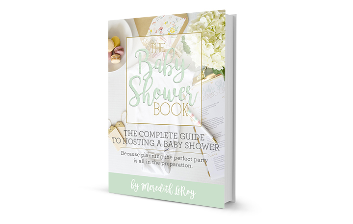 The Baby Shower Book - the complete guide to hosting a baby shower, packed full of organization tips, crafty inspiration, and printables!