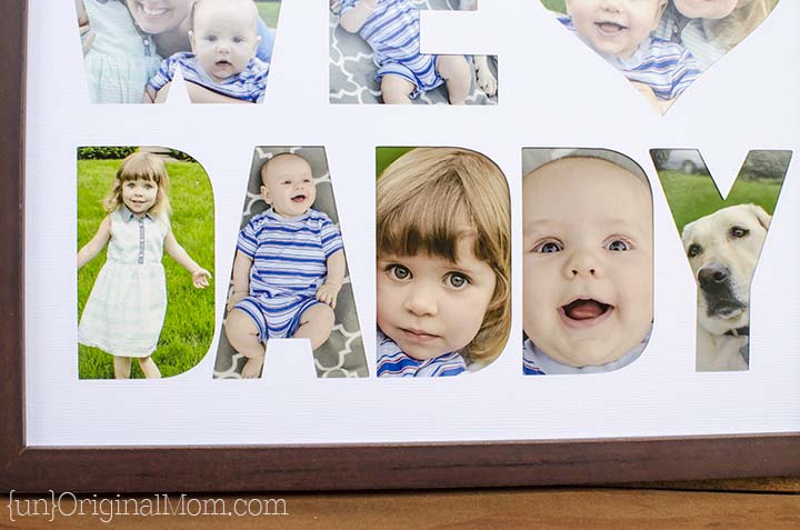 For Silhouette users AND non Silhouette users - follow this step-by-step tutorial to create a "We <3 Daddy" photo frame for Father's Day! (Free "Daddy" and "Grandpa" cut file included!)