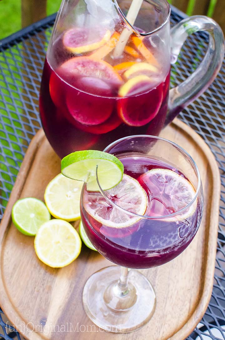 Best Ever Sangria - delicious recipe for classic red sangria. Not too sweet, just right!