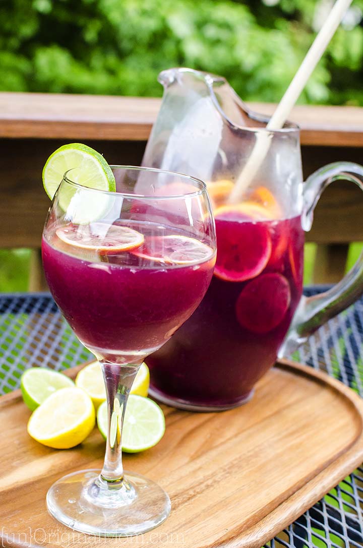 Best Ever Sangria - delicious recipe for classic red sangria. Not too sweet, just right!