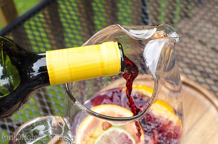 Best Ever Sangria - delicious recipe for classic red sangria. Not too sweet, just right!